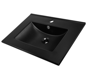 Lavamanos de empotrar black matt