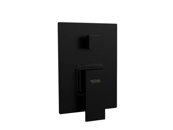 Monomando Empotrado de Baño Kube Noir - Image 2