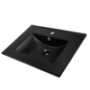 Lavamanos de empotrar black matt